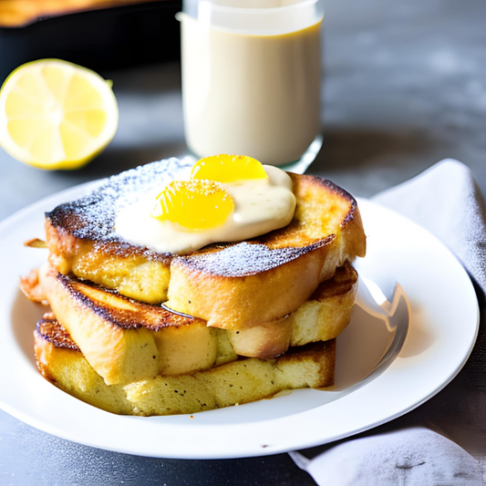 Keto French Toast with Ham