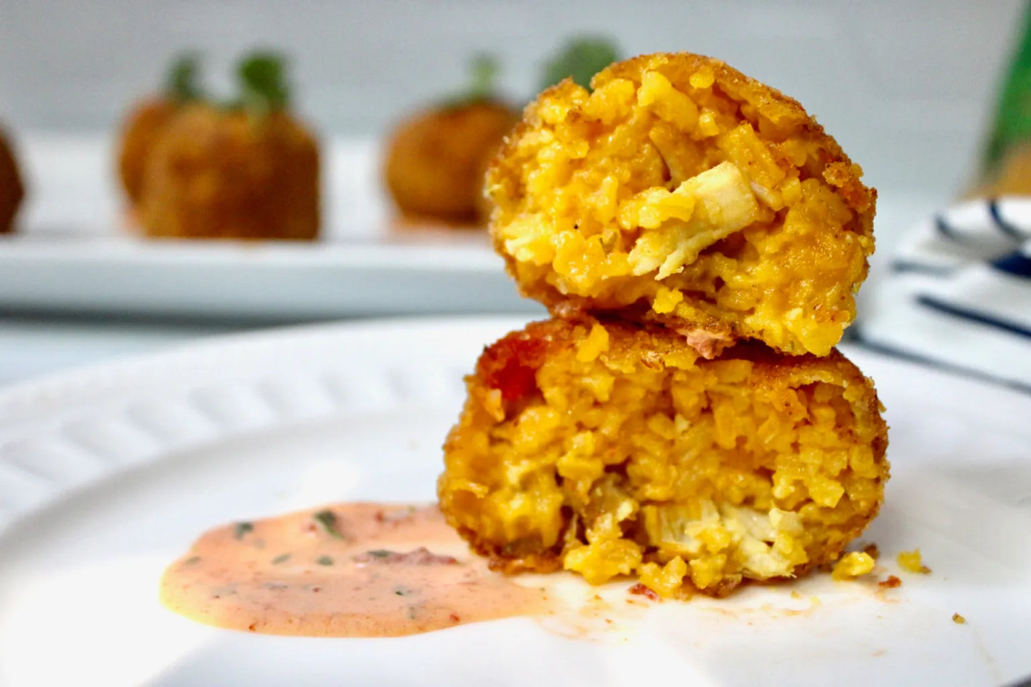 Arroz con Pollo Fritters