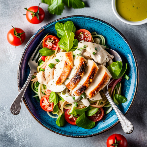 Chicken salad with Parmesan