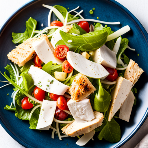 Chicken salad with Parmesan