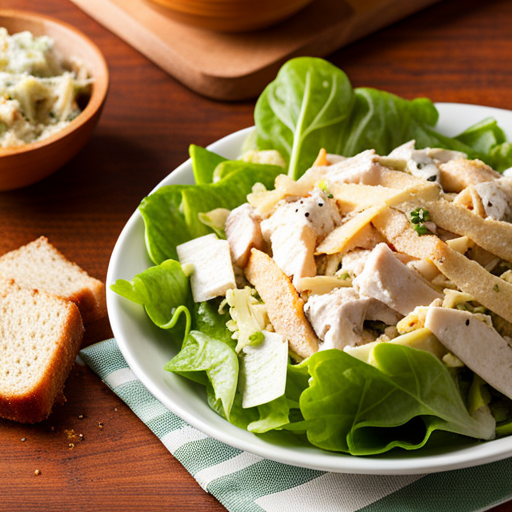 Chicken salad with Parmesan