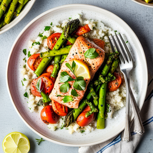 Mediterranean Salmon with Asparagus