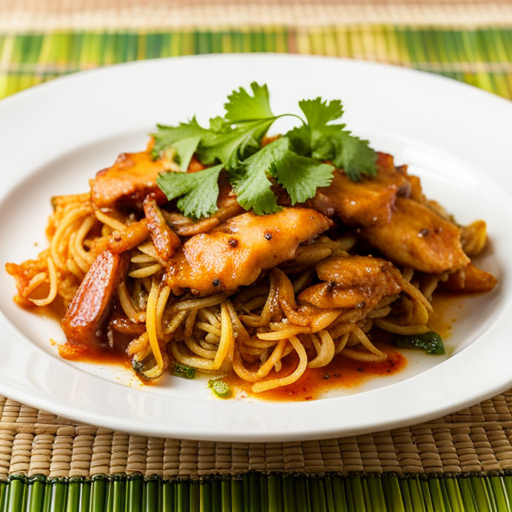 Chicken Vaca Frita with Calabeza