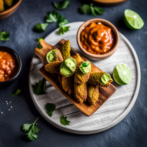 Avocado fries (2) with chipotle sauce