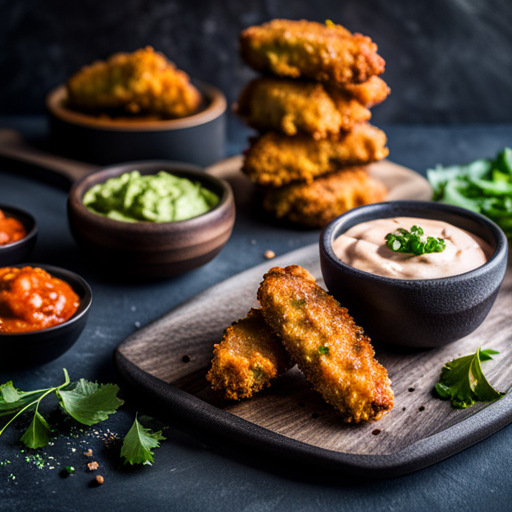 Avocado fries (2) with chipotle sauce