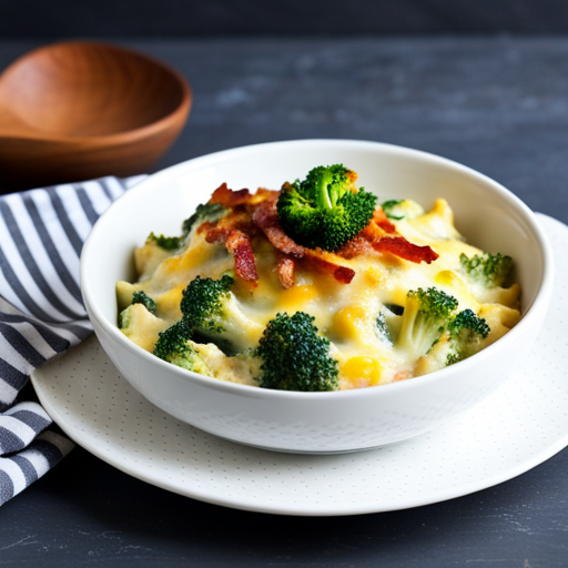 Broccoli, Egg & Pancetta Gratin